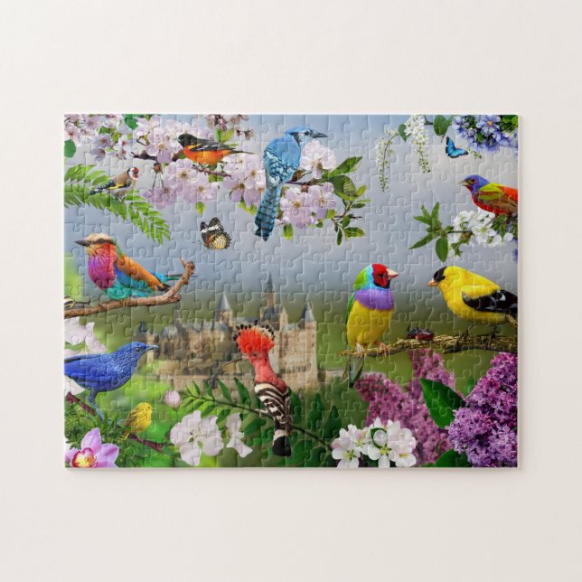 Birds-Puzzle Natur Kinder Geschenk Tiere Puzzle (Horizontal)