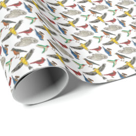 Birds! Wrapping Paper Geschenkpapier