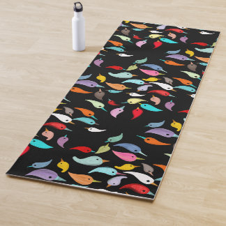Birds Yoga Mat Sport Time Stilvoll Yogamatte