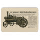 Birdsall's Steam Motor Traktion 1889 Traktor Magnet (Horizontal)