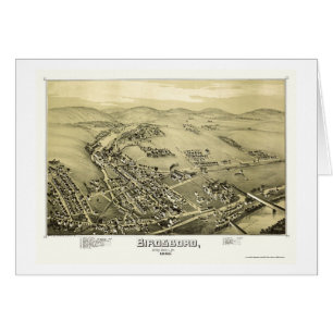 Birdsboro, panoramische Karte PAs - 1890