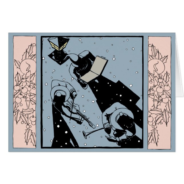 Birdseye Ansicht von Carolers (Vorderseite (Horizontal))