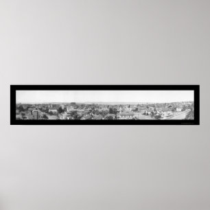 Birdseye San Diego CA Foto 1908 Poster