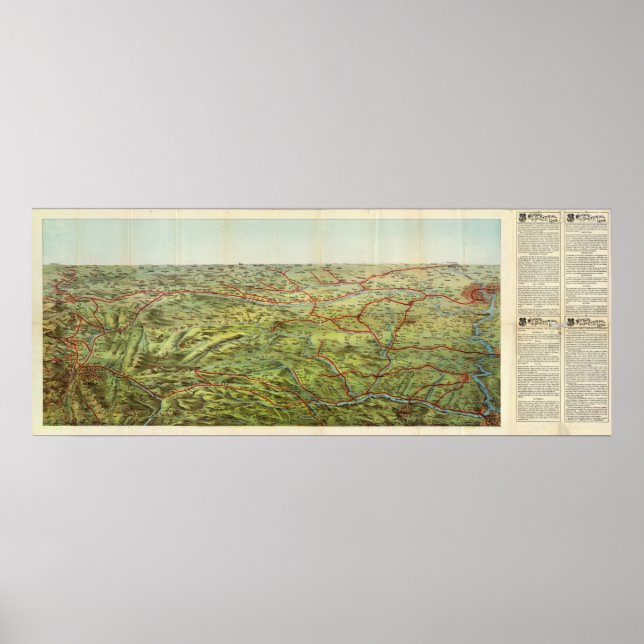 Birdseyes View Great Plains Poster (Vorne)