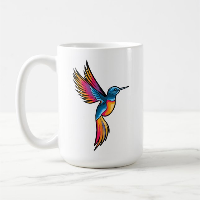 Birdshow Mix Farben Kaffeetasse (Links)