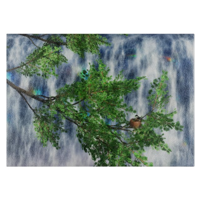 Birdsnest Falls Cutting Board Schneidebrett (Vorderseite)