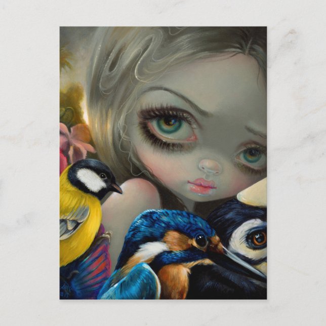 "Birdsong 1" Postkarte (Vorderseite)