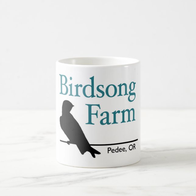Birdsong-Bauernhof-Tasse - Schwalbe Kaffeetasse (Mittel)