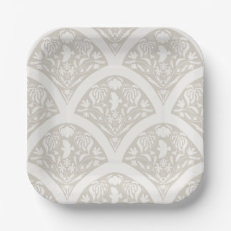 Birdsong Garden in Cream Pappteller