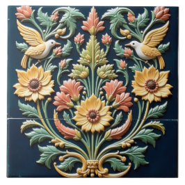 Birdsong Gossip at the Ornamental Blooms Fliese