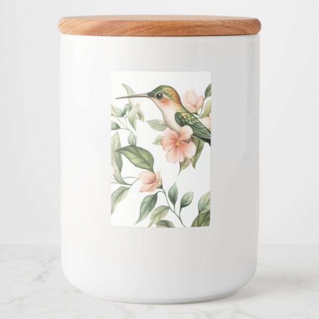 Birdsong Keramik Storage Jar Lebensmitteletikett (Vorderseite)