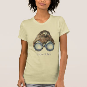 Birdwatcher Falke-Vogel-Aufpassen Sie Spaß T-Shirt
