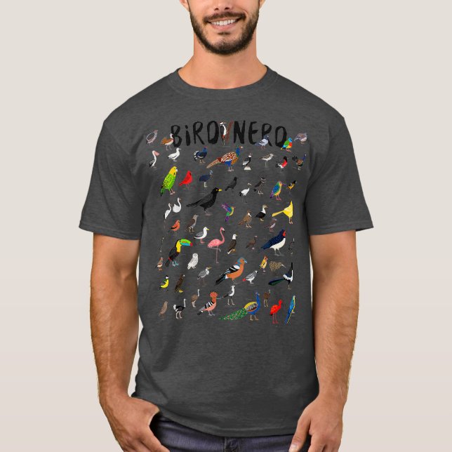 Birdwatcher Gifts Birdwatching  Bird Nerd T-Shirt (Vorderseite)