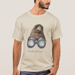 Birdwatcher Hawk Bird beobachtet Spaß T-Shirt