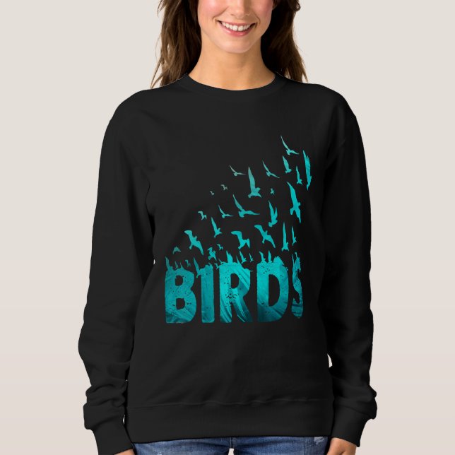 Birdwatcher Mama Bird Parrot Birds Vogelbeobachter Sweatshirt (Vorderseite)