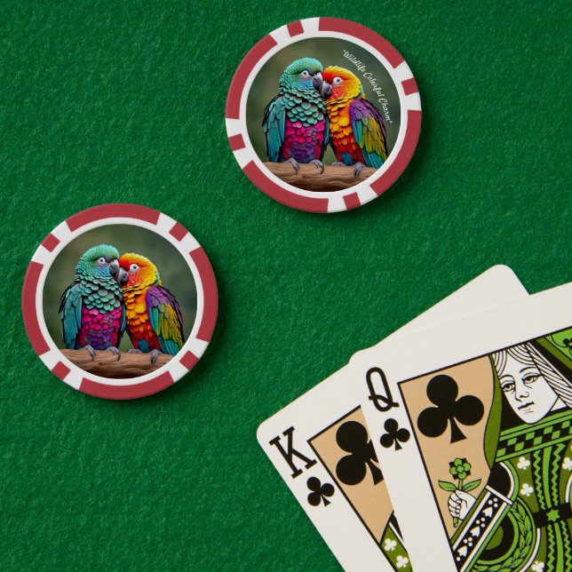 "Birdwatchers Freude" Pokerchips (Pokertisch (doppelt))
