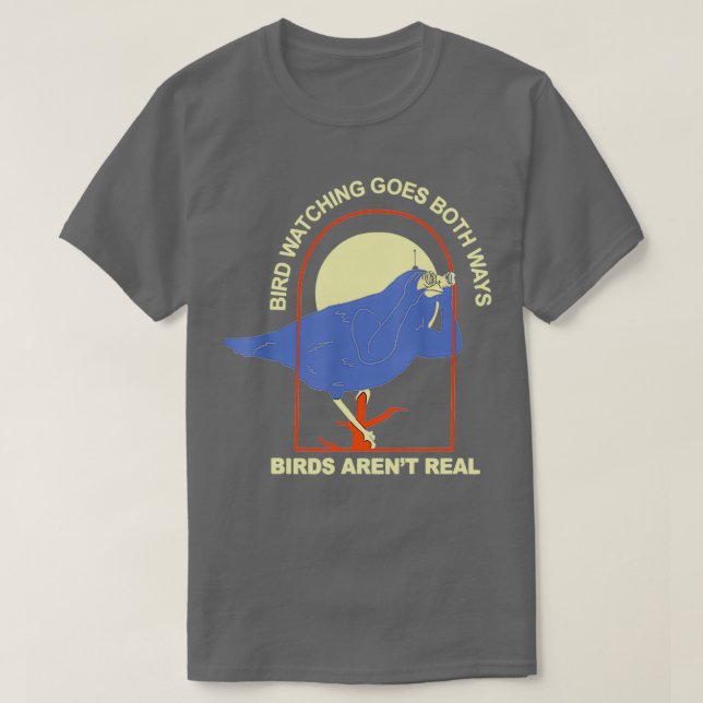 Birdwatching Goes Both Ways 2 T-Shirt (Design vorne)
