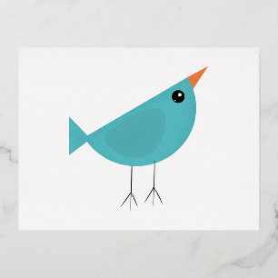 Birdy Folien Feiertagspostkarte