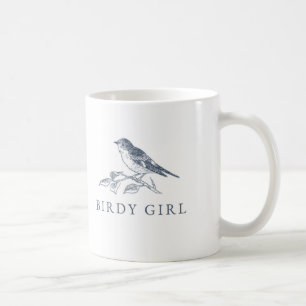 Birdy Girl Bird lover Coffee Tasse
