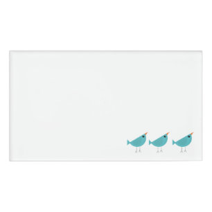 Birdy Namenschild