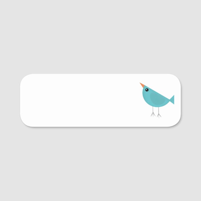 Birdy Namensschild (Vorderseite)