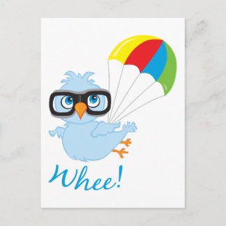 Birdy Parachute Postkarte