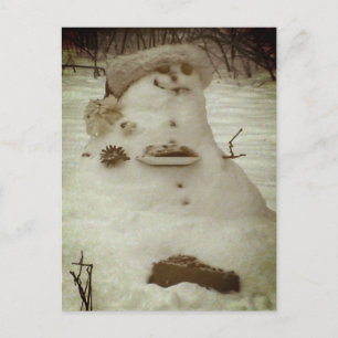 Birdy the Snowman Postkarte