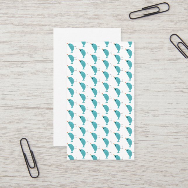 Birdy Visitenkarte (Vorderseite/Rückseite Beispiel)