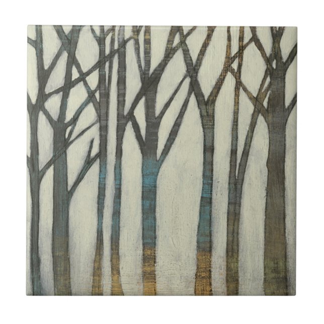 Birke Line I Fliese (Vorderseite)