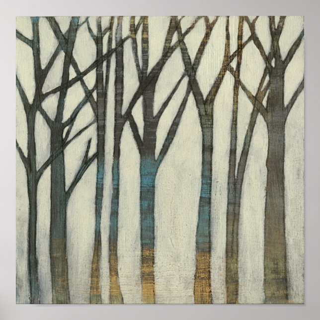 Birke Line I Poster (Vorne)