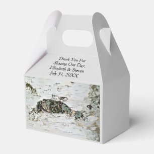 Birken-Holz-Natur-Gastgeschenk Hochzeits-Kästen Geschenkschachtel