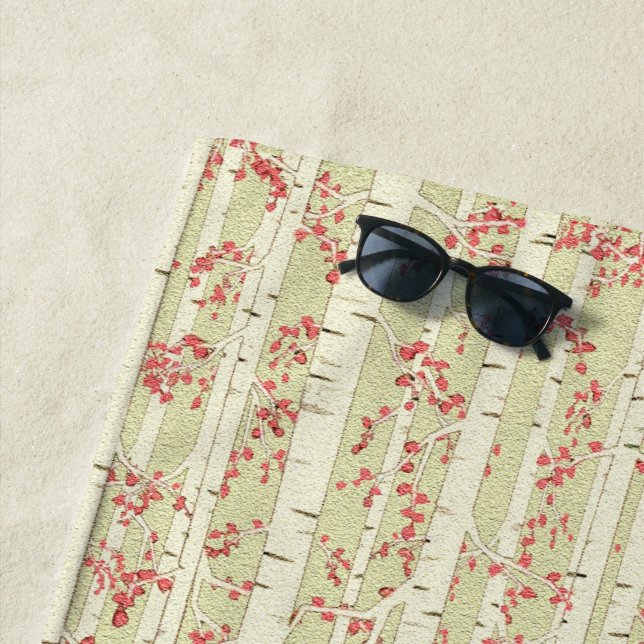 Birken Strandtuch (Beispiel)