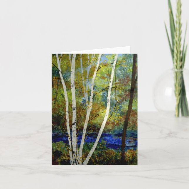 Birken-Strom-Karte Karte (Vorderseite)