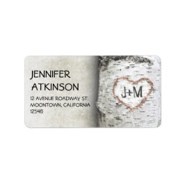 Birkenbaum-Adressetiketten Adressaufkleber