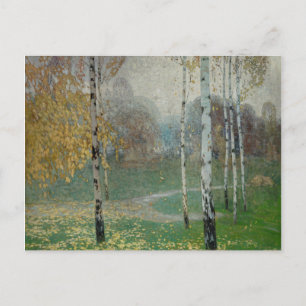 Birkenbäume, 1904 (Öl auf Leinwand) Postkarte