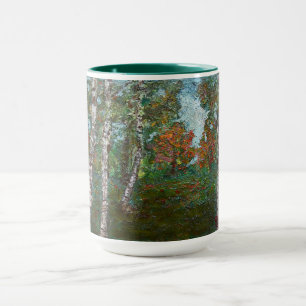 Birkenbäume in einem Wald (Kimon Loghi) Tasse