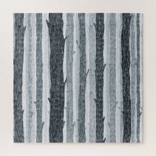 Birkenholzbäume, nahtloses Hintergrundmuster. Puzzle