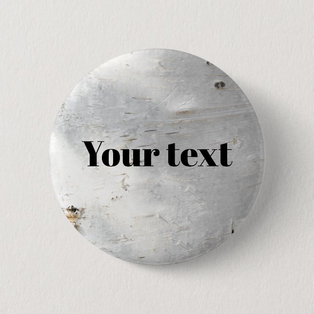 Birkenrinde Button (Vorderseite)