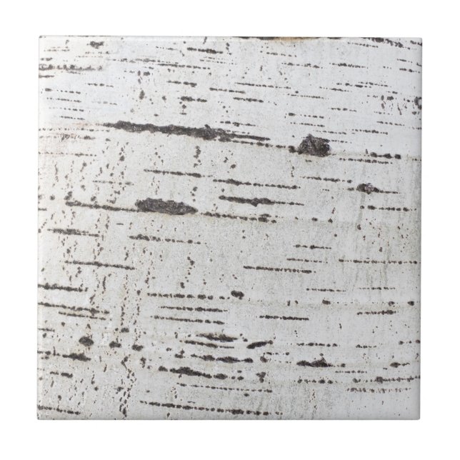 Birkenrinde Fliese (Vorderseite)