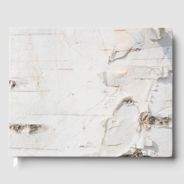 Birkenrinde Gästebuch (Vorderseite)