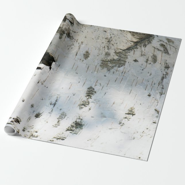 Birkenrinde Geschenkpapier (Ungerollt)