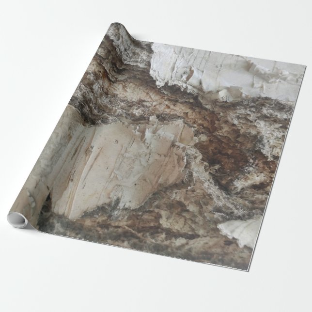 Birkenrinde Geschenkpapier (Ungerollt)