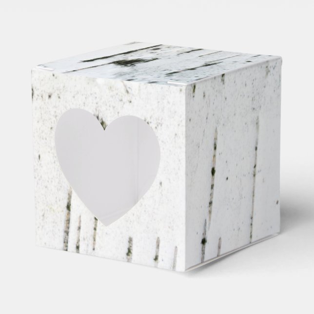 Birkenrinde Geschenkschachtel (Vorderseite)