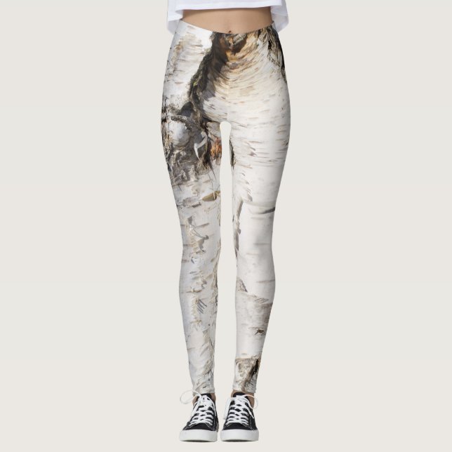 Birkenrinde Leggings (Vorderseite)