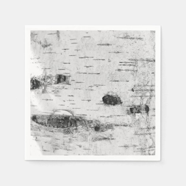 Birkenrinde Serviette (Vorderseite)