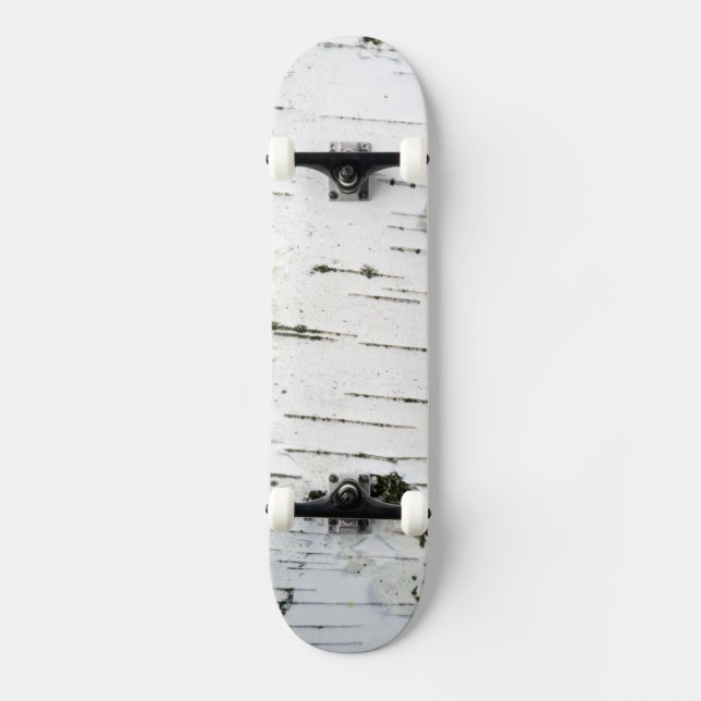 Birkenrinde Skateboard (Vorderseite)