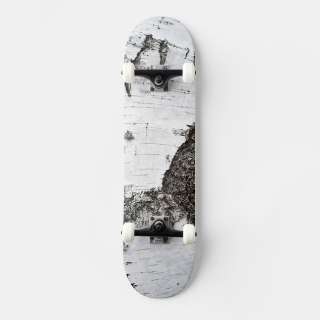 Birkenrinde Skateboard (Vorderseite)