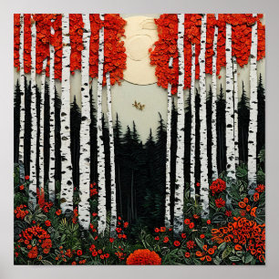 Birkenwald Poster