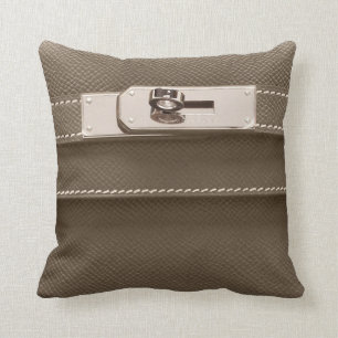 Birkin Kelly lederne Handtasche mit silberner Kissen