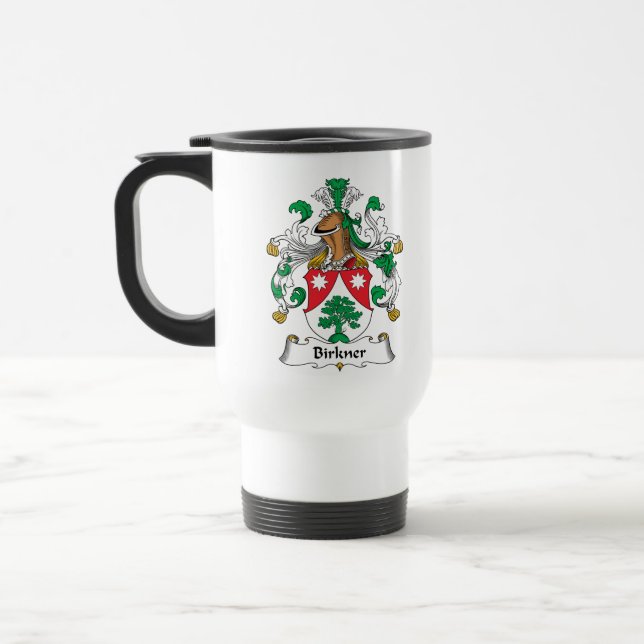 Birkner Familienwappen Reisebecher (Links)